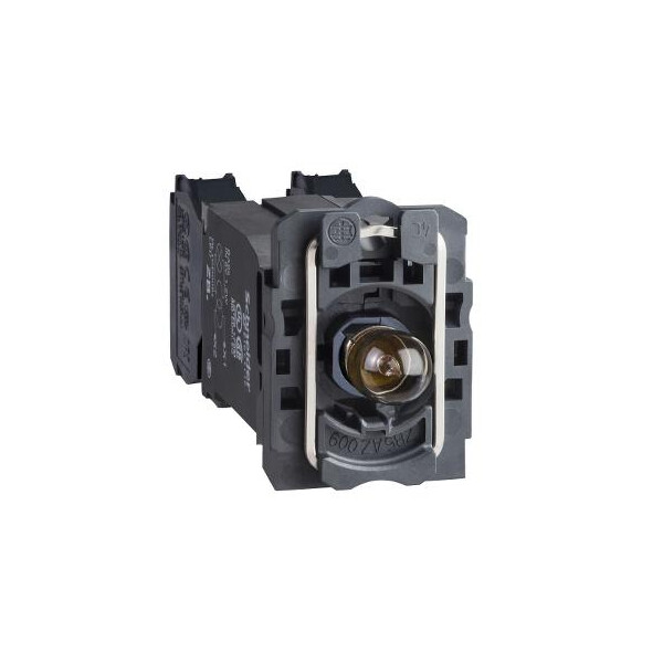 Harmony corps de bouton lumineux - Ø22 - incolore lampe BA9s 1O+1F - Schneider Electric - ZB5AW045
