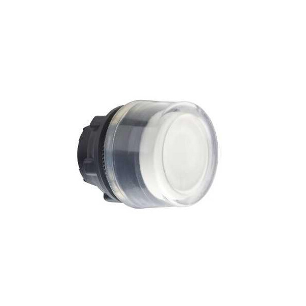 Harmony tête de bouton poussoir + capuchon IP69K - Ø22 - blanc - Schneider Electric - ZB5AP18