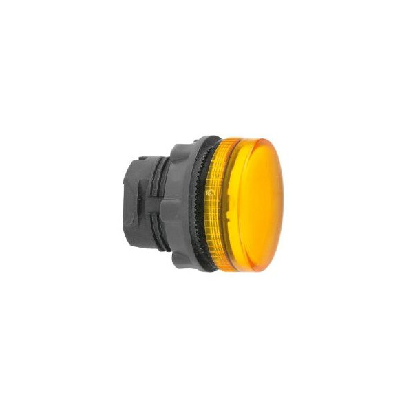 Harmony tête de voyant - Ø22 - rond - cabochon strié orange - Schneider Electric - ZB5AV05S