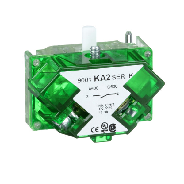 Schneider Electric Bloc Contact pour Bouton 9001K Diam 30 1 F Bornes Protégées - Schneider Electric - 9001KA2