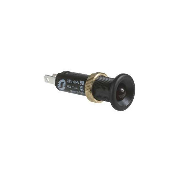 voyant rond diam 8 IP 40 rouge DEL intégrée 24 V cosses - Schneider Electric - XVLA134