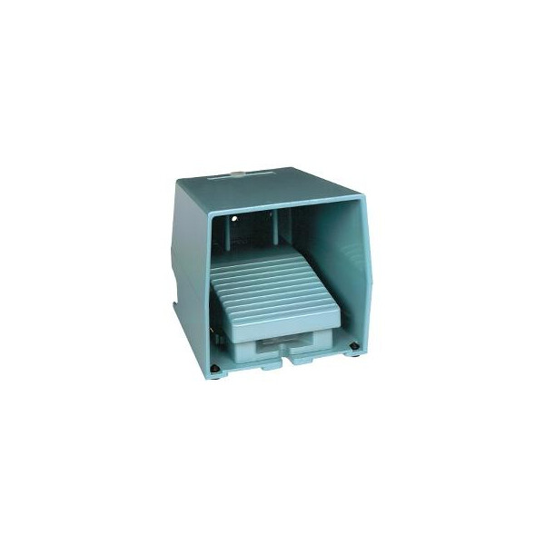 interrupteur à pied simple XPEM avec capot métallique bleu 2O plus 2F - Schneider Electric - XPEM329