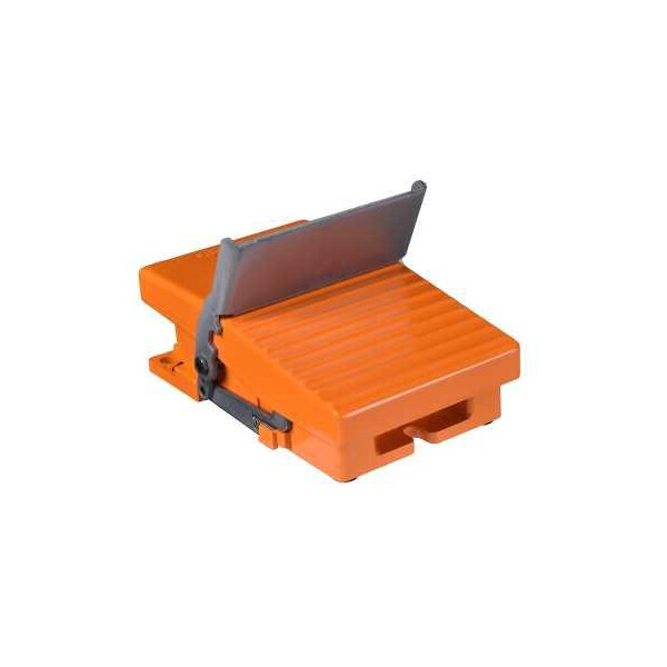 interrupteur à pied simple XPER sans capot métallique orange 2O plus 2F - Schneider Electric - XPER911