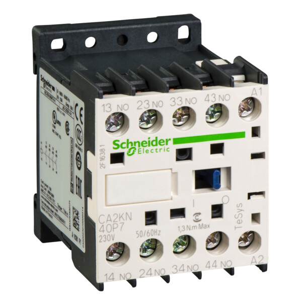 Schneider Electric Contacteur Ca2K 4 F Plus 0 O Instantané 10 A 230 V Ca - Schneider Electric - CA2KN40P7