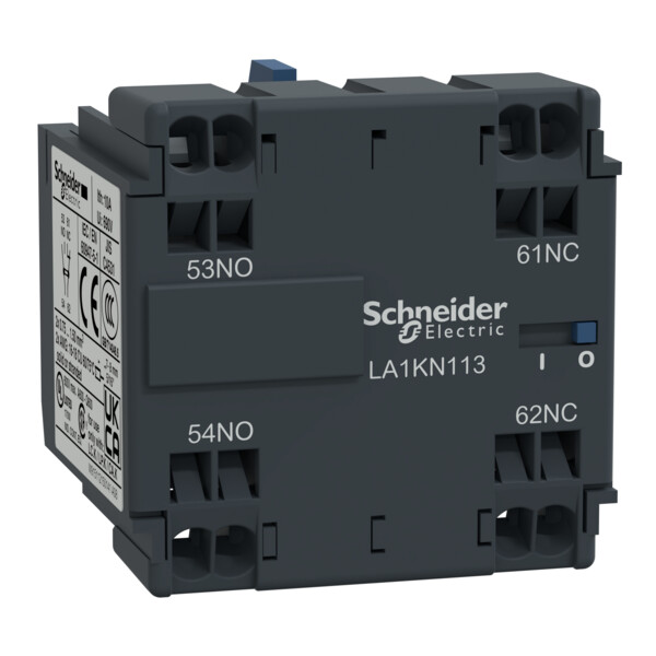 Schneider Electric Bloc de contacts auxiliaires Tesys 1 F Plus 1 O Bornes à Ressort - Schneider Electric - LA1KN113