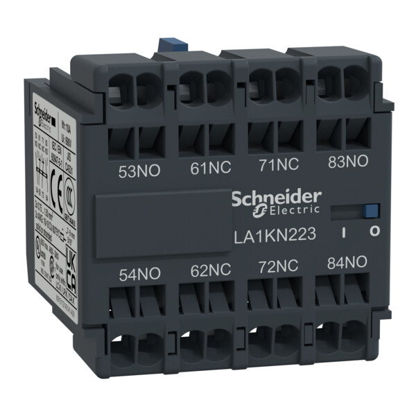 Schneider Electric Bloc de contacts auxiliaires Tesys 1 F Plus 3 O Bornes à Ressort - Schneider Electric - LA1KN133