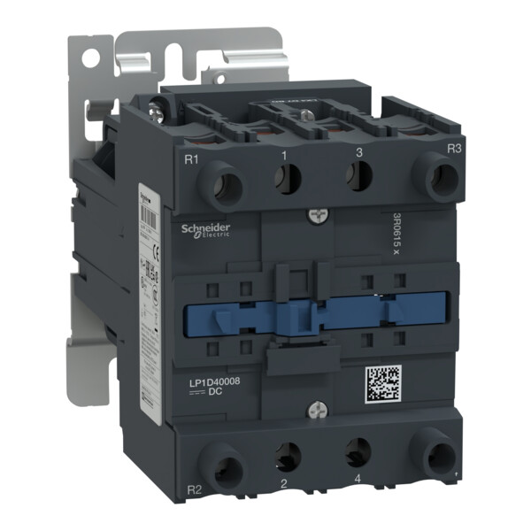 Schneider Electric Contacteur Lp1D 4P (2F Plus 2O) Ac1 440V 60 A Bobine 24 V Cc - Schneider Electric - LP1D40008BD