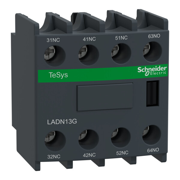 Contact Auxiliaire Bloc Cont 1f Plus 3o Frontal - Schneider Electric - LADN13P