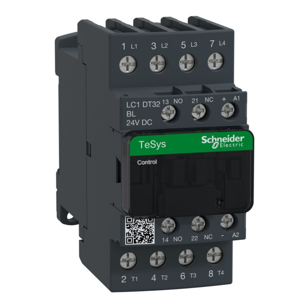 Schneider Electric Contacteur Tesys Lc1D 4P Ac1 440V 32 A Bobine 24 V Cc - Schneider Electric - LC1DT32BL