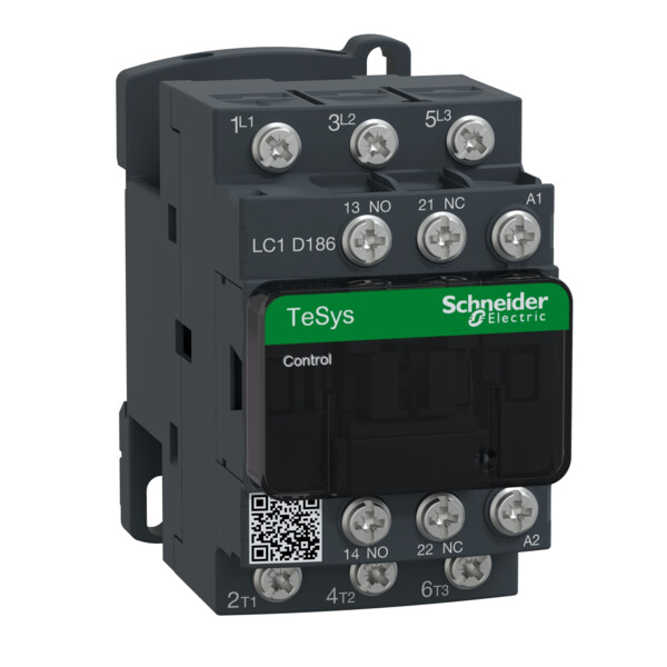 Schneider Electric Contacteur Tesys Lc1D 3P Ac3 440V 18 A Bobine 220 V Ca - Schneider Electric - LC1D186M7