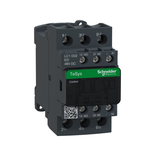 Schneider Electric Contacteur Tesys Lc1D 3P Ac3 440V 32 A Bobine 48 V Cc - Schneider Electric - LC1D32ED