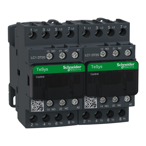 Contacteur Inverseur Tesys Lc2D 4P Ac1 440V 20 A Bobine 230 V Ca - Schneider Electric - LC2DT20P7