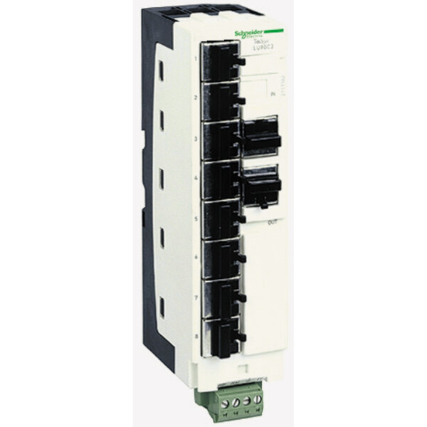 Répartiteur Modbus 10 Connecteurs RJ45 et 1 Bornier à Vis TeSys U - Schneider Electric - LU9GC3