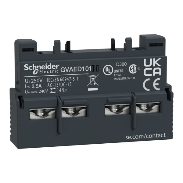 Schneider Electric Block Additif Frontal 1 Nc 1 No Defaut - Schneider Electric - GVAED101