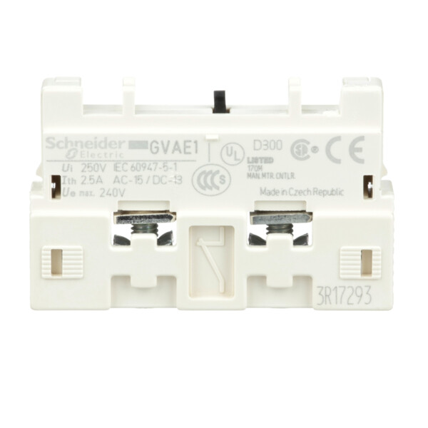 Schneider Electric Contacteur Auxiliaire 1 F Et 1 O - Schneider Electric - GVAE1