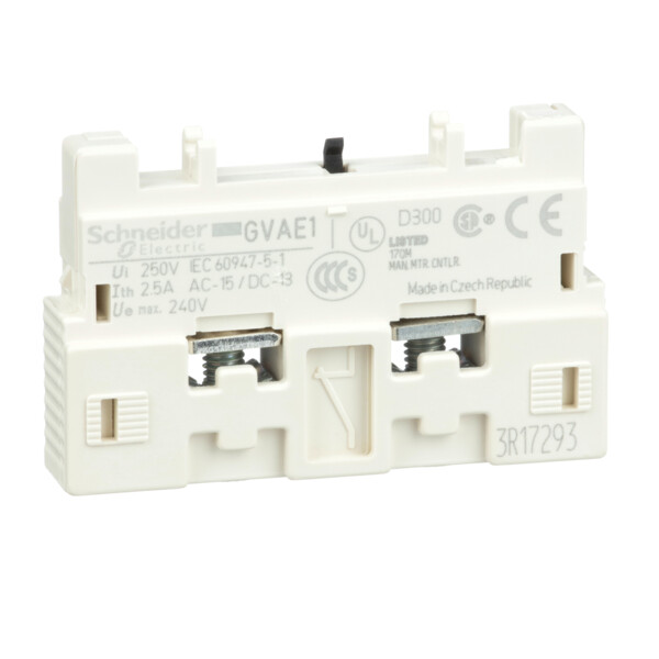 Schneider Electric Contacteur Auxiliaire 1 F Et 1 O - Schneider Electric - GVAE1