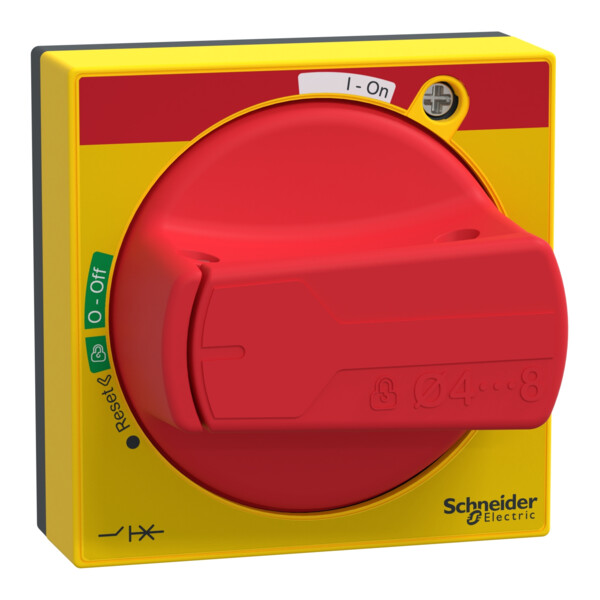 Poignee Rouge Ip65 Avec A Daptateur Court - Schneider Electric - GVAPR65S