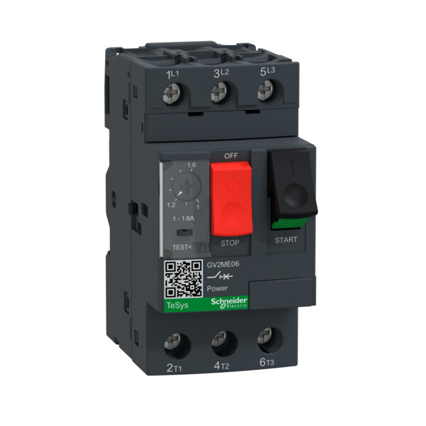 Schneider Electric Disjoncteur Disj.Mot.Mth 1-1,6 - Schneider Electric - GV2ME06TQ
