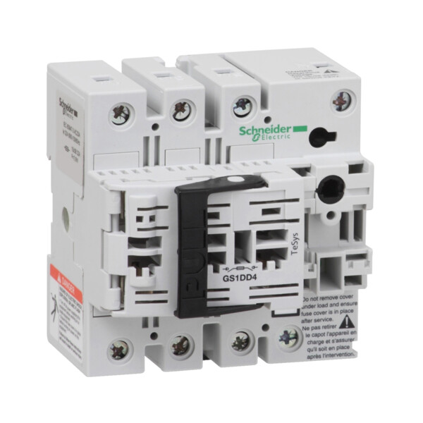 Schneider Electric Bloc de Base Interrupteur sectionneur Fusible Gs1 3P Plus N 3 F Nfc 32 A - Schneider Electric - GS1DD4