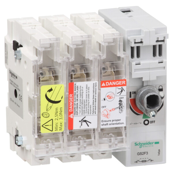 Schneider Electric Interrupteur sectionneur Fusible 3X 50A 14X51 - Schneider Electric - GS2F3