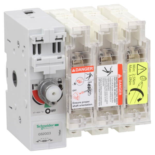 Schneider Electric Interrupteur sectionneur Fusible 3X 63A 00C - Schneider Electric - GS2GG3