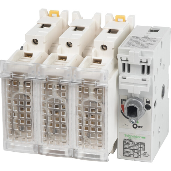 Sectionneur a fusibles 60 0v 60a 3p - Schneider Electric - GS2GU3N