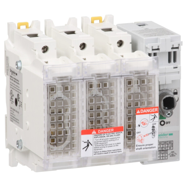 Sectionneur a fusibles 60 0v 60a 3p - Schneider Electric - GS2GU3N