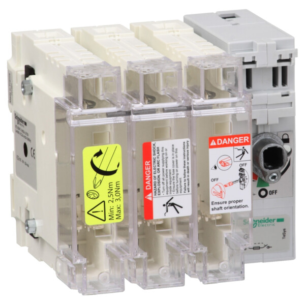 Schneider Electric Interrupteur sectionneur Fusible 3X 100A 22X58 - Schneider Electric - GS2J3