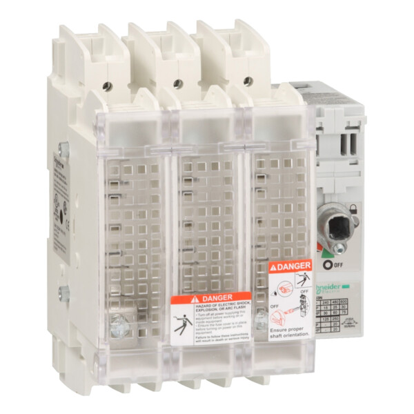 Sectionneur A Fusibles 60 0v 100a 3p - Schneider Electric - GS2JU3N