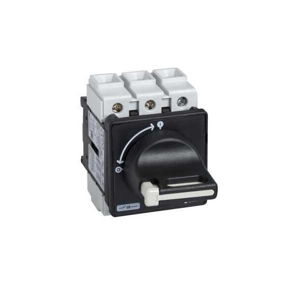 interrupteursectionneur VBF 3P 690 V 25 A poignée noire cadenassable - Schneider Electric - VBF0