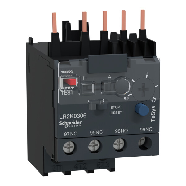 Schneider Electric Relais de Protection Thermique Moteur 0,8 à 1,2 A Classe 10A - Schneider Electric - LR2K0306