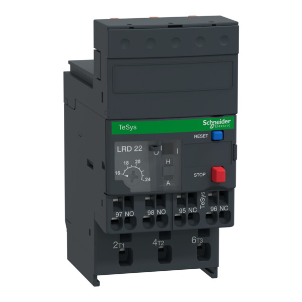 Schneider Electric Relais de Protection Thermique Moteur Tesys 16 à 24 A Classe 10A - Schneider Electric - LRD223