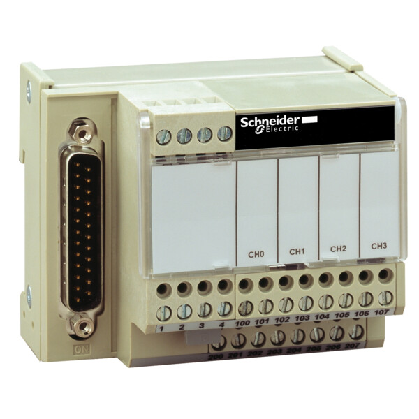 Schneider Electric Embase Analog. 4V Sub-D25Pts - Schneider Electric - ABE7CPA21
