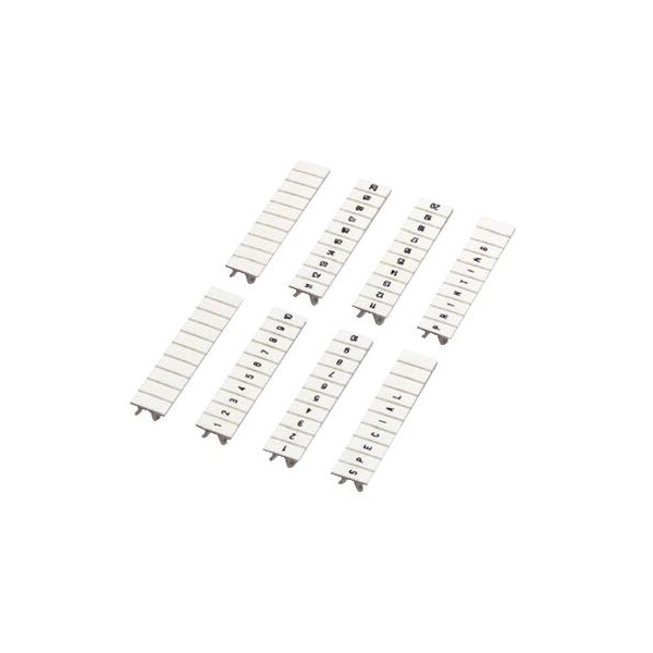 BARRETTE DE 10 REPERES EN CLIQUETABLE 5MM - Schneider Electric - NSYTRAB580
