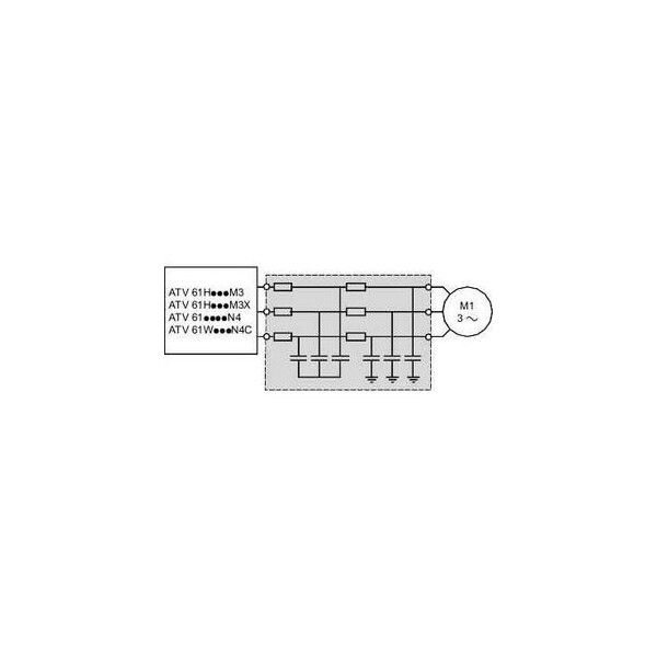 Filtre Sinus  600A IP00 - Schneider Electric - VW3A5210