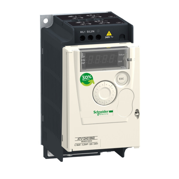 Schneider Electric Atv12 0.37Kw 120V 1Ph 0.5Hp Semelle Tb - Schneider Electric - ATV12P037F1