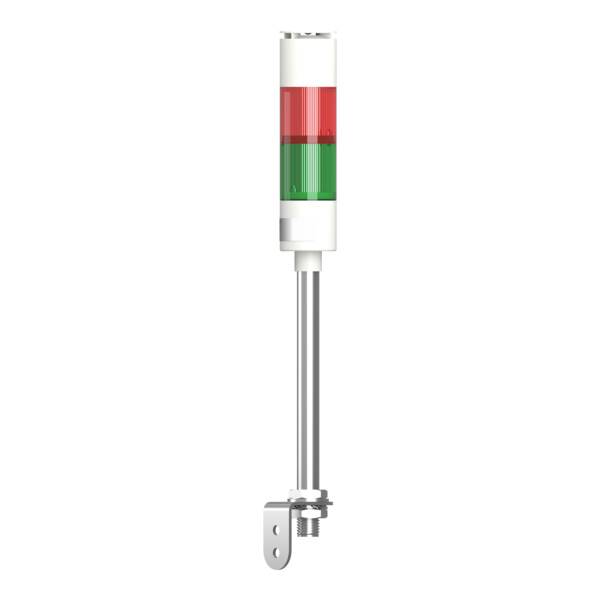 Harmony XVGK - Colonne monolithique - Ø50 - fixe R/V - 24V - buzzer - equerre - Schneider Electric - XVGKB2S
