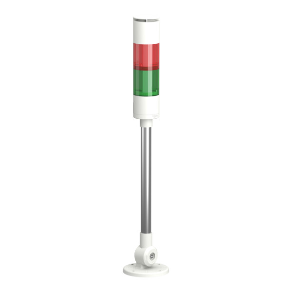 Harmony XVGK - Colonne monolithique - fixe R/V - 24V - buzzer - inclinable - Schneider Electric - XVGKB2SM