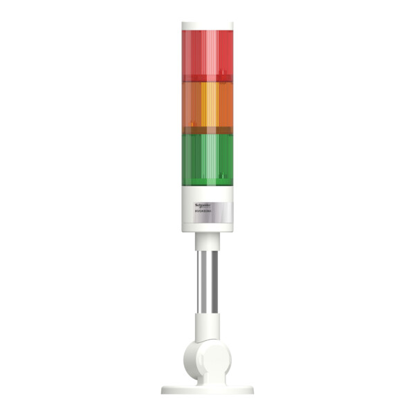 Harmony XVGK - Colonne monolithique - Ø50 - fixe R/O/V - 24V - inclinable - Schneider Electric - XVGKB3MA