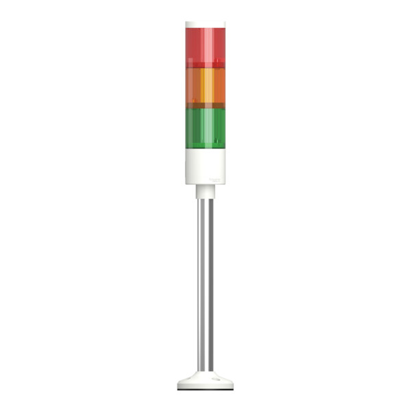 Harmony XVGK - Colonne monolithique - Ø50 - fixe R/O/V - 110VAC - socle - Schneider Electric - XVGKG3H