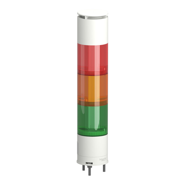 Harmony XVGK - Colonne monolithique - fixe R/O/V - 110VAC - buzzer - 3 broches - Schneider Electric - XVGKG3SW