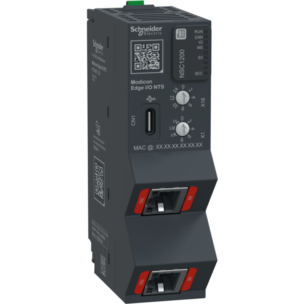 Edge I/O NTS Tête de Station seule, Serco3 100Mbps,2RJ45 - Schneider Electric - NTSNSC1200