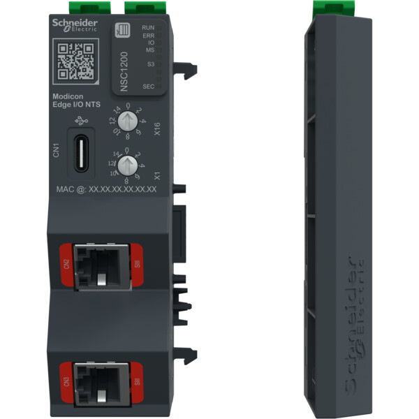 Edge I/O NTS Tête de Station+Base+Term, Serco3 100Mbps,2RJ45 - Schneider Electric - NTSNSC1200K