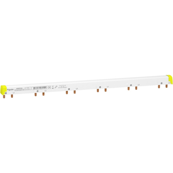 Acti9 ic60 - peigne à dents - 100a -pour ic60+vigi 40 et 63a - 24 modules de18mm - Schneider Electric - A9XPF524