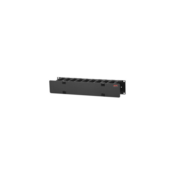 Apc - gestionnaire de câbles horizontal - 2ux4p profondeur - un côté avec cache - Schneider Electric - AR8600A