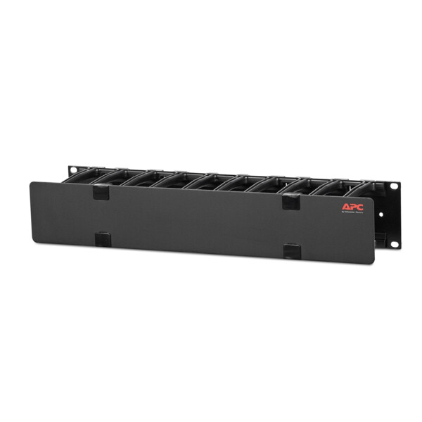 Apc - gestionnaire de câbles horizontal - 2ux4p profondeur - un côté avec cache - Schneider Electric - AR8600A