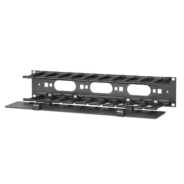 Apc - gestionnaire de câbles horizontal - 2ux4p profondeur - un côté avec cache - Schneider Electric - AR8600A