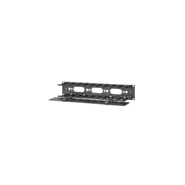 Apc - gestionnaire de câbles horizontal - 2ux4p profondeur - un côté avec cache - Schneider Electric - AR8600A