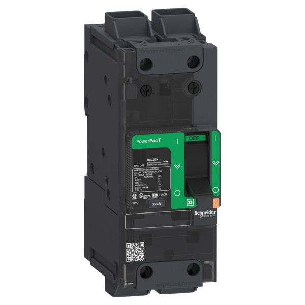Powerpact b - disjoncteur bd - 18ka 600y/347v - tm80d - 2p - everlink - Schneider Electric - BDL26080LU