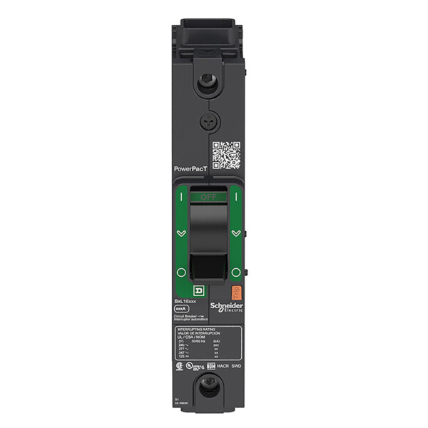 Powerpact b - disjoncteur bg - 35ka 347v - tm15d - 1p - cosse - Schneider Electric - BGF16015